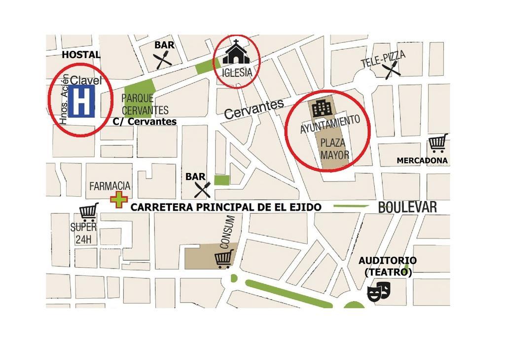 אל אחידו Hostal Centro Ejido מראה חיצוני תמונה
